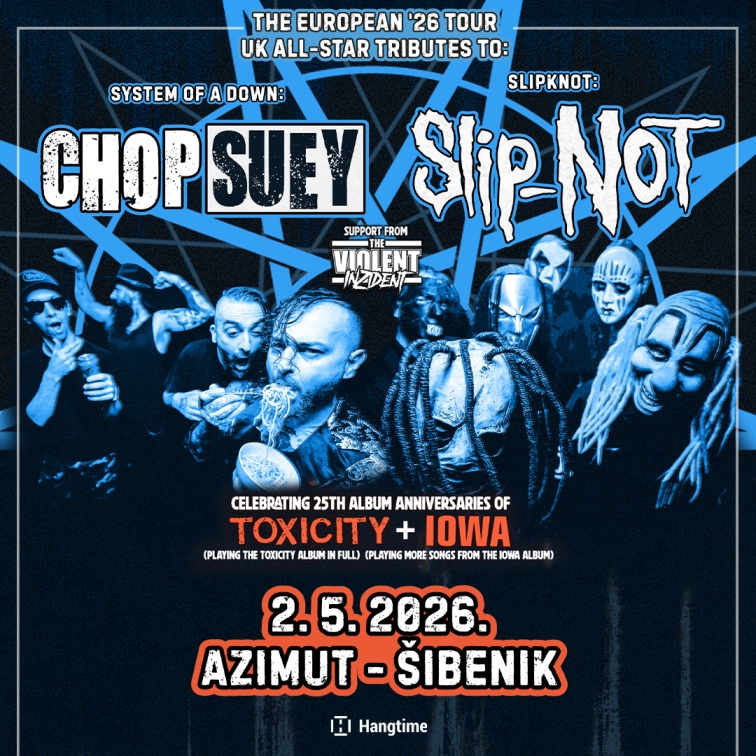NU-Metal Tribute Spectacle in Šibenik - Chop Suey, Slip-NOT & The