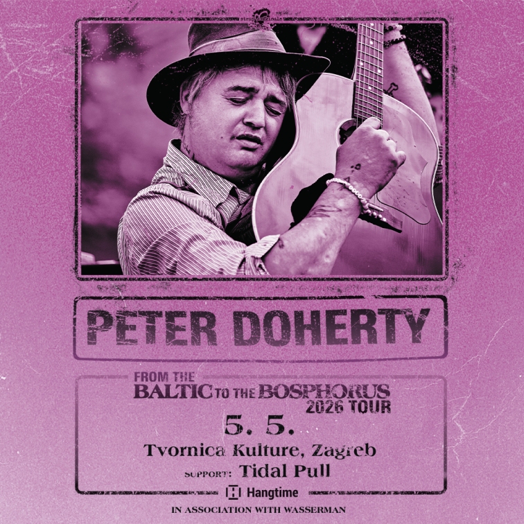 PETE DOHERTY in Zagreb with Tidal Pull – British indie icon